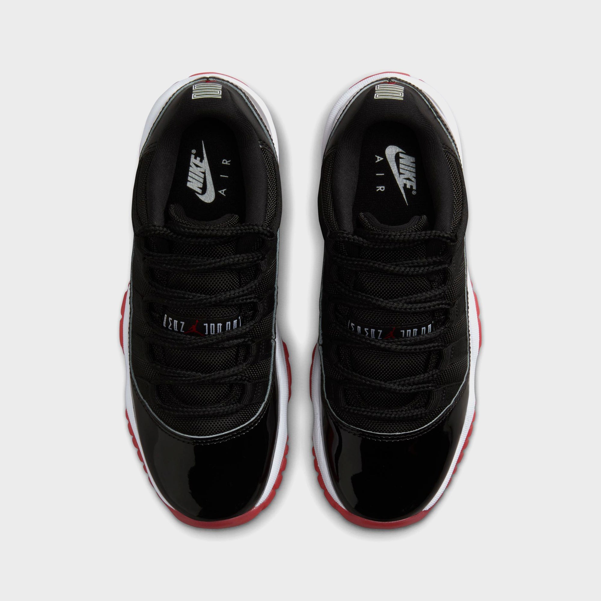 Jordan GS Air Jordan 11 Low - White / Varsity Red / Black | Kith White / Varsity Red / Black