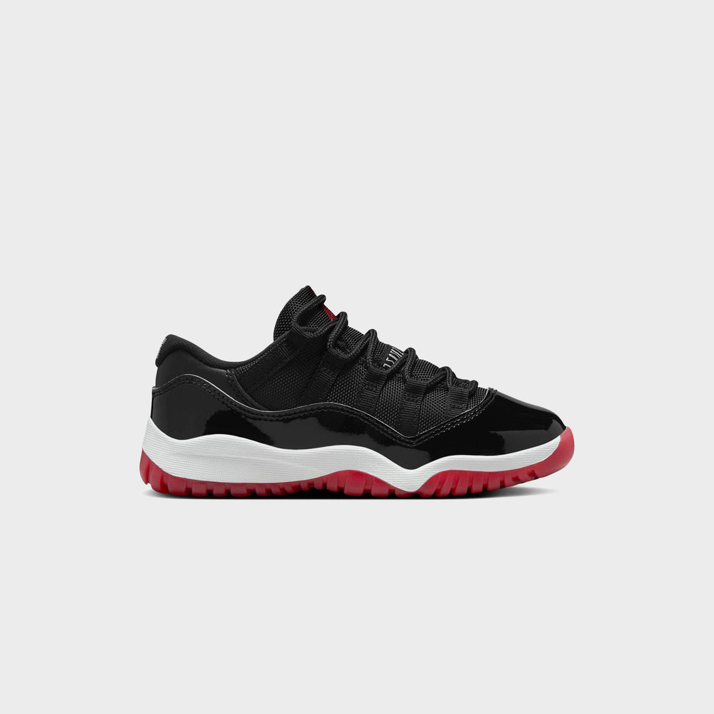 Jordan PS Air Jordan 11 Low - White / Varsity Red / Black | Kith White / Varsity Red / Black