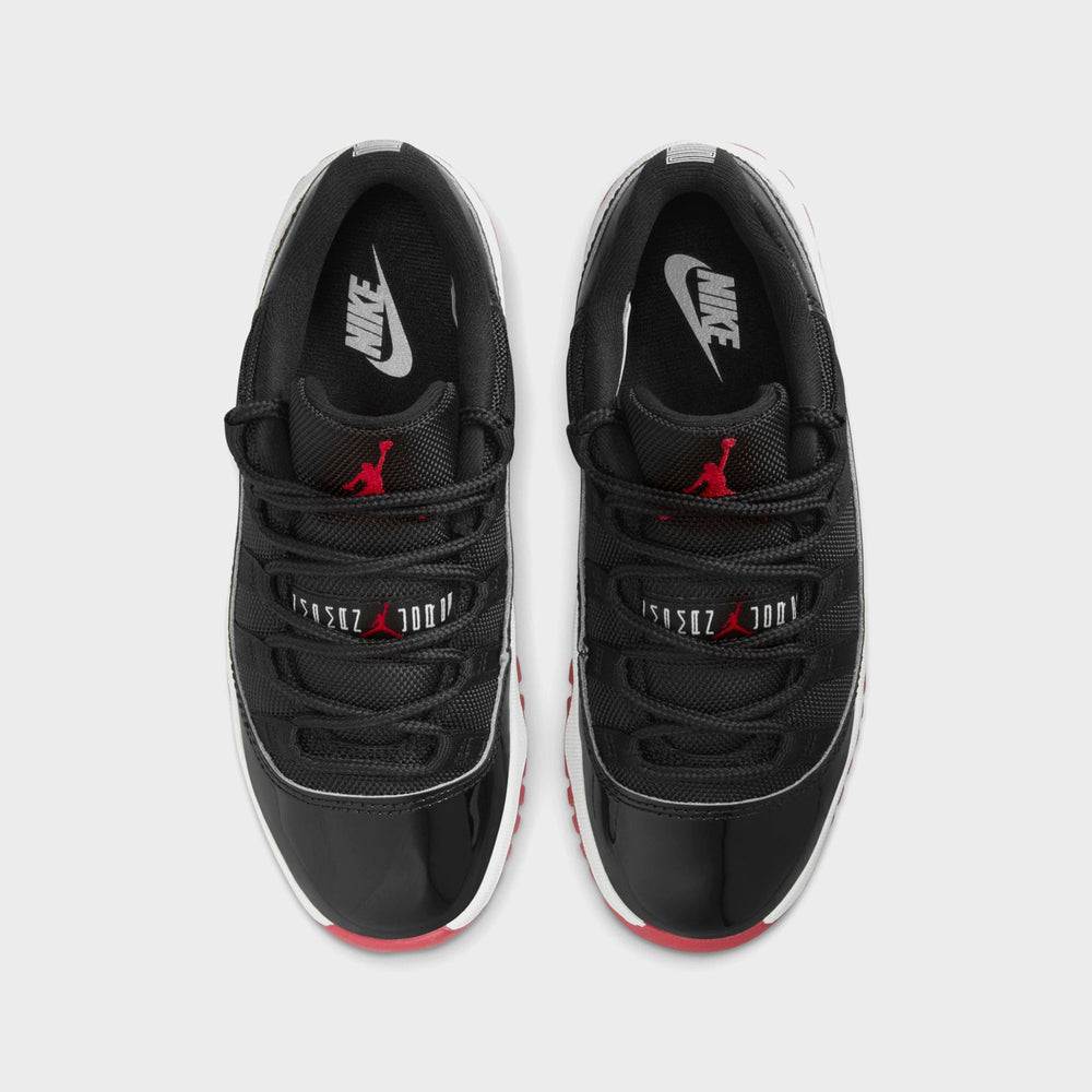 Jordan PS Air Jordan 11 Low - White / Varsity Red / Black | Kith White / Varsity Red / Black