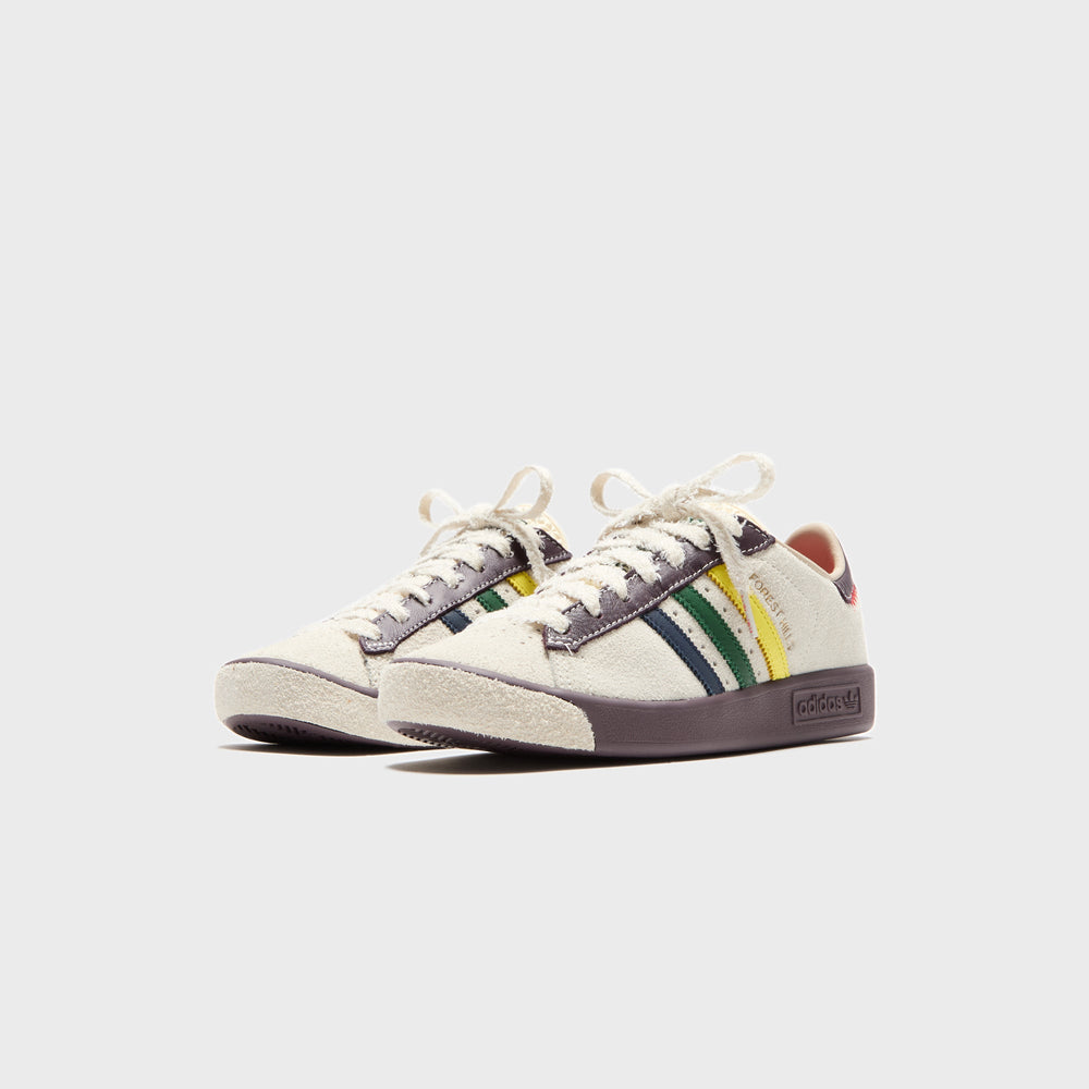 adidas x Brain Dead Forest Hills - Cream White / Pantone / Night Red | Kith Cream White / Pantone / Night Red