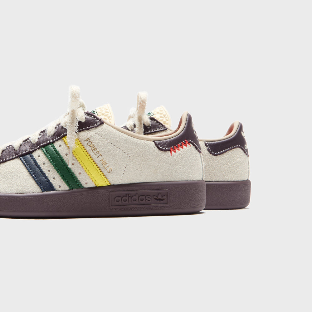 adidas x Brain Dead Forest Hills - Cream White / Pantone / Night Red | Kith Cream White / Pantone / Night Red