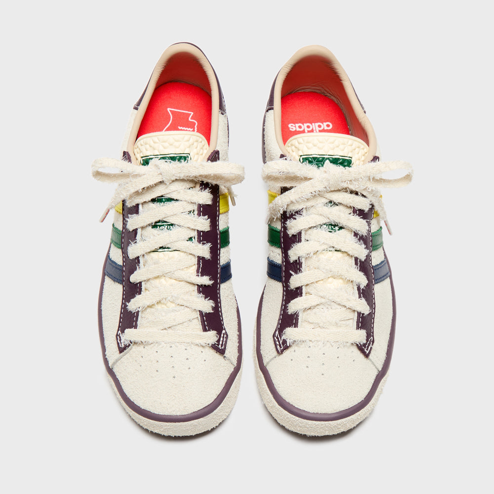 adidas x Brain Dead Forest Hills - Cream White / Pantone / Night Red | Kith Cream White / Pantone / Night Red