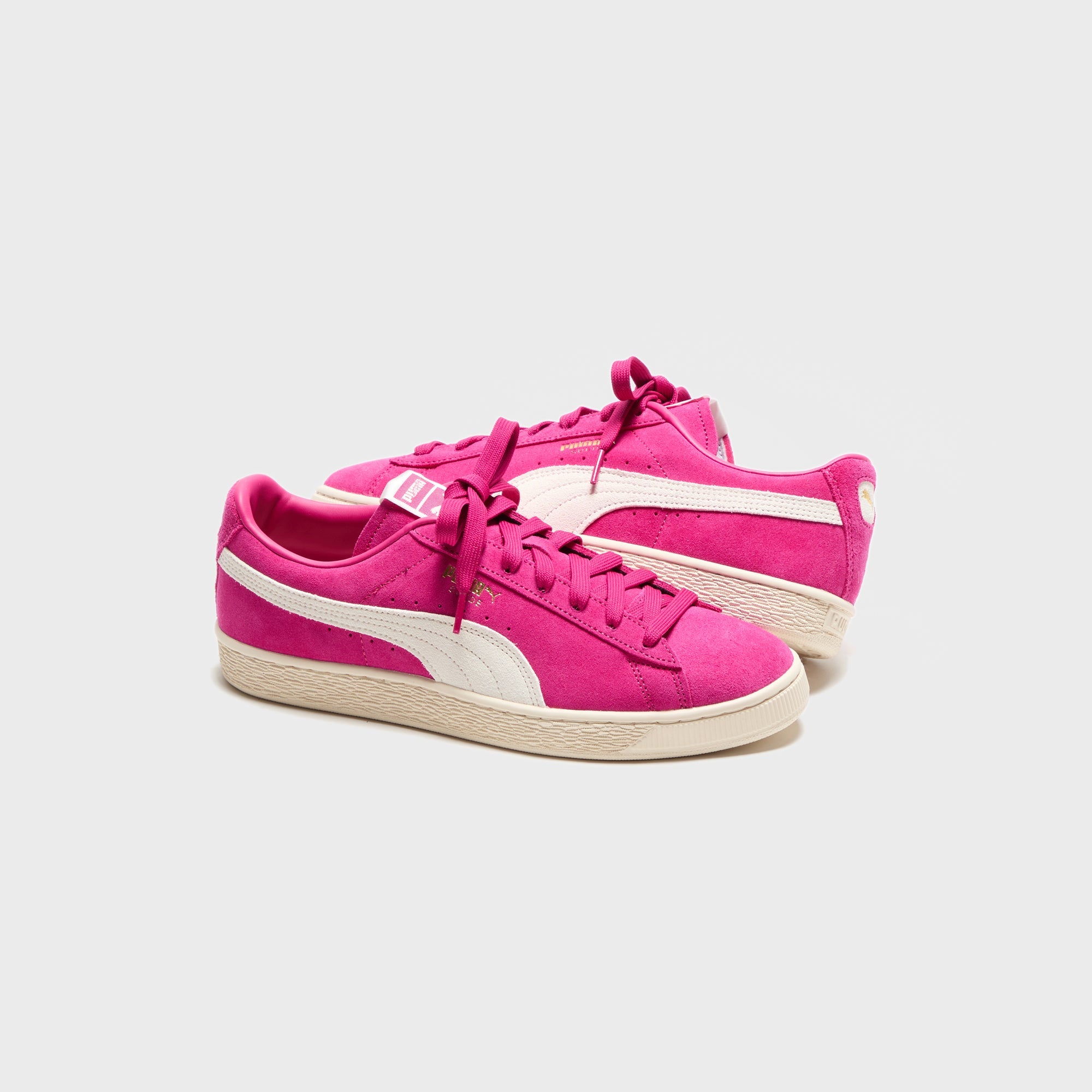 PUMA Suede Charles F. Stead II - Pink Alert / White | Kith Pink Alert / White