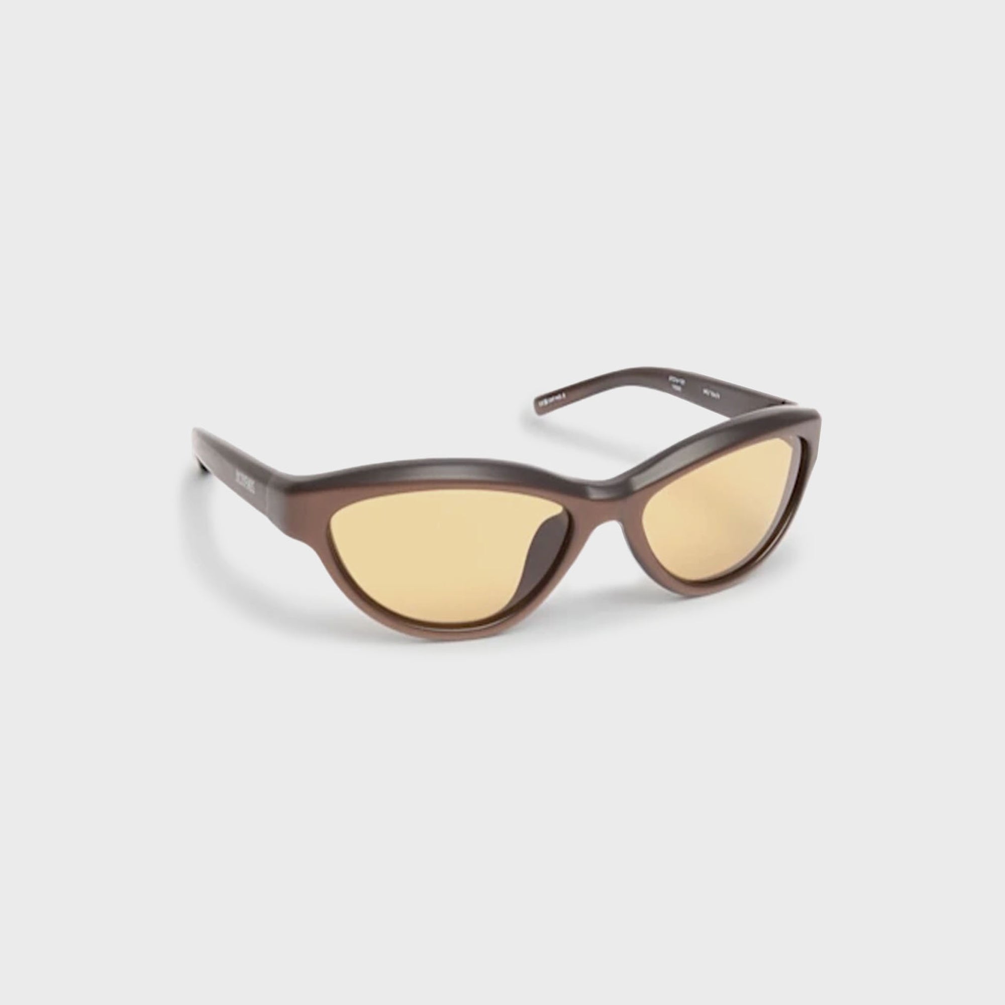 Jacquemus Curvo Sunglasses - Matt Metallic Brown | Kith Matt Metallic Brown