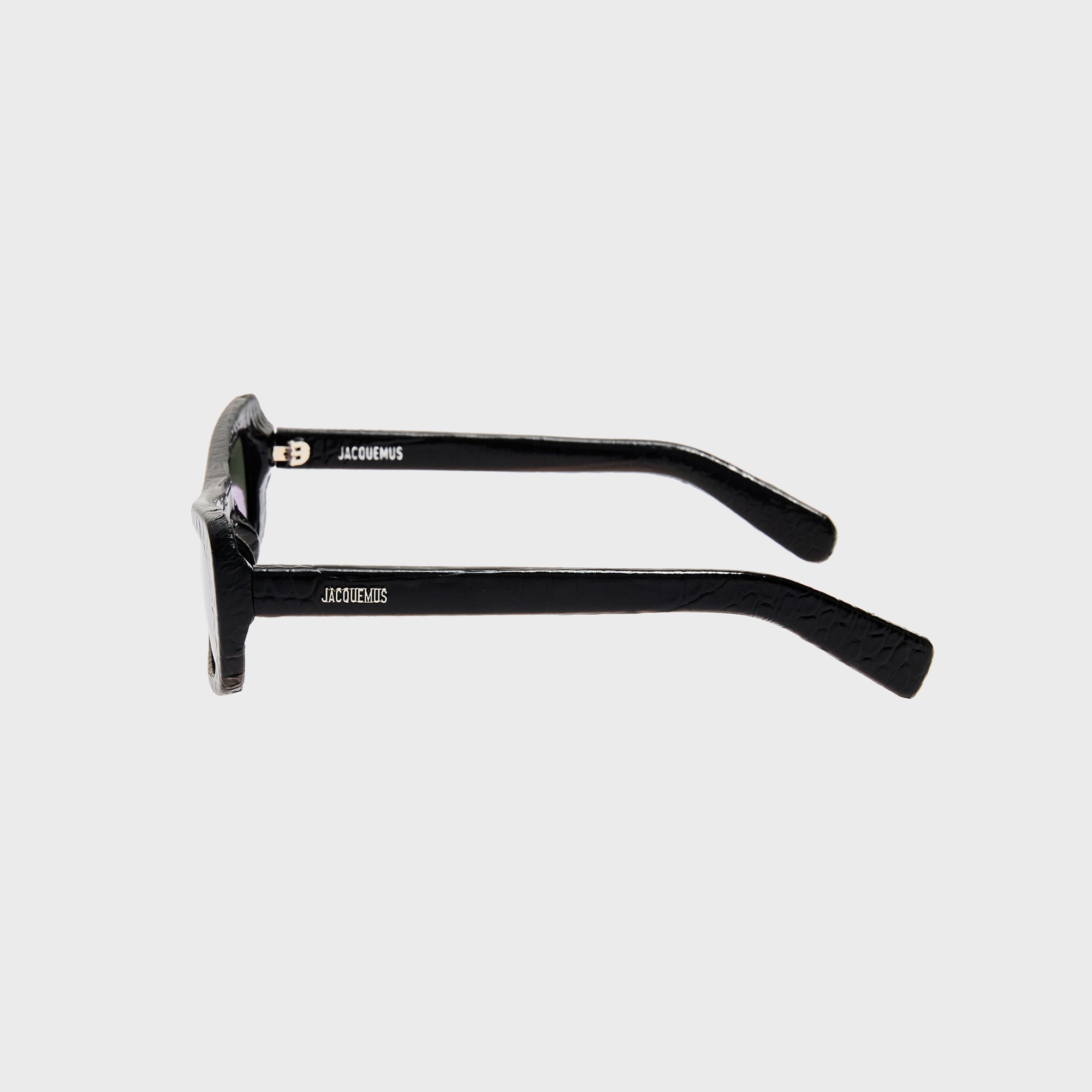 Jacquemus Capri Sunglasses - Black Croc | Kith Black Croc
