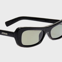 Jacquemus Capri Sunglasses - Black Croc | Kith Black Croc