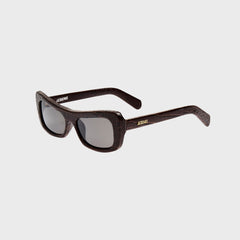 Jacquemus Capri Sunglasses - Brown Croc | Kith Brown Croc