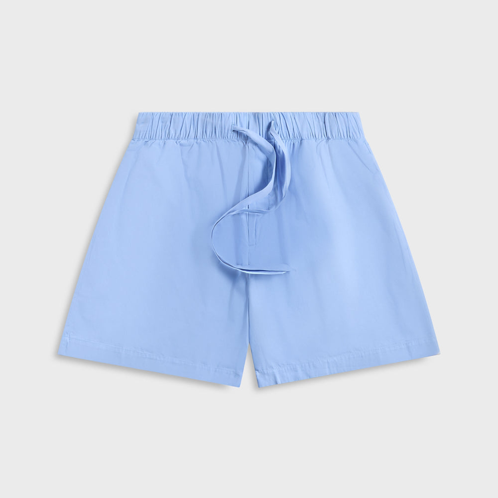 Tekla Poplin Pyjama Shorts - Solid Cornflower Blue | Kith Solid Cornflower Blue