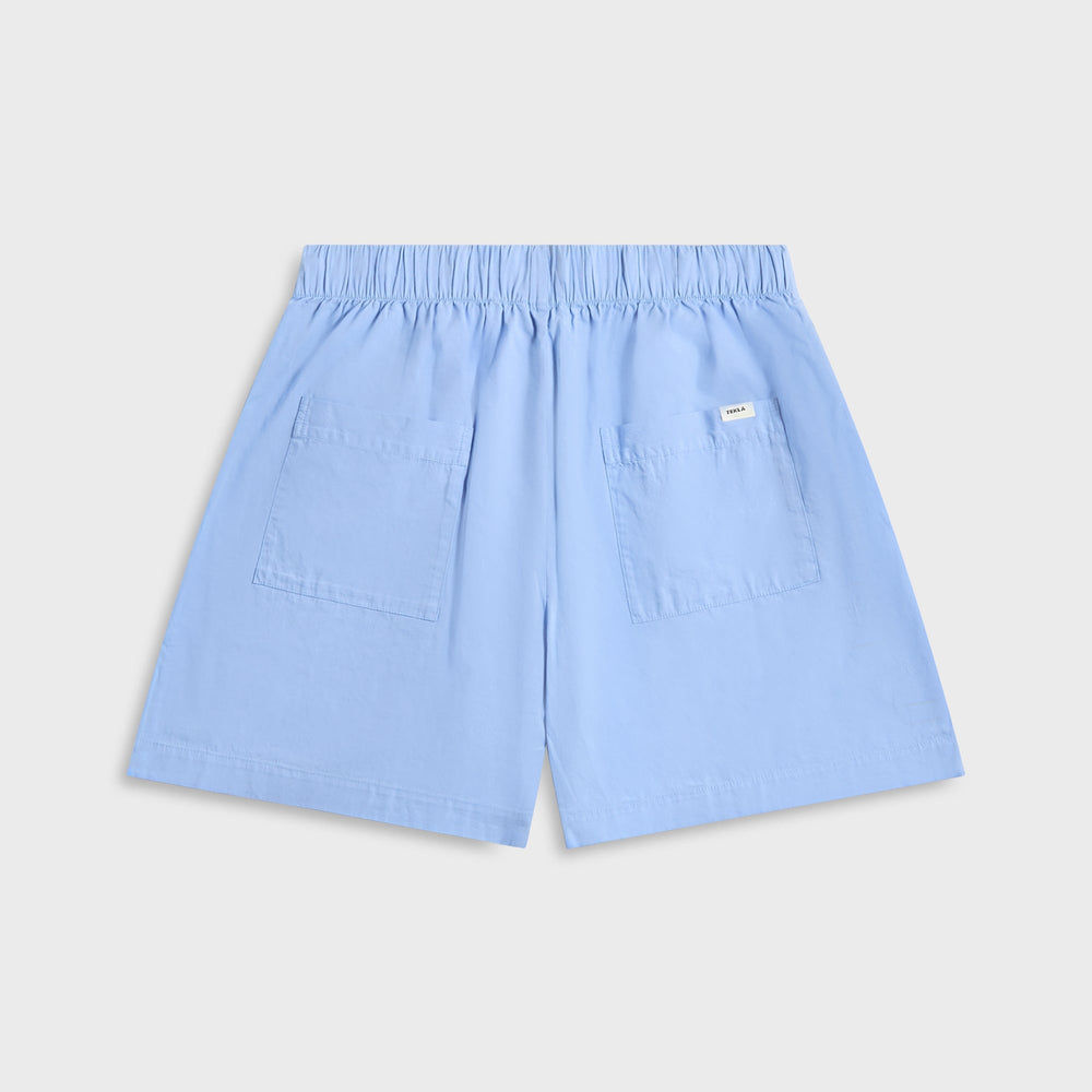 Tekla Poplin Pyjama Shorts - Solid Cornflower Blue | Kith Solid Cornflower Blue