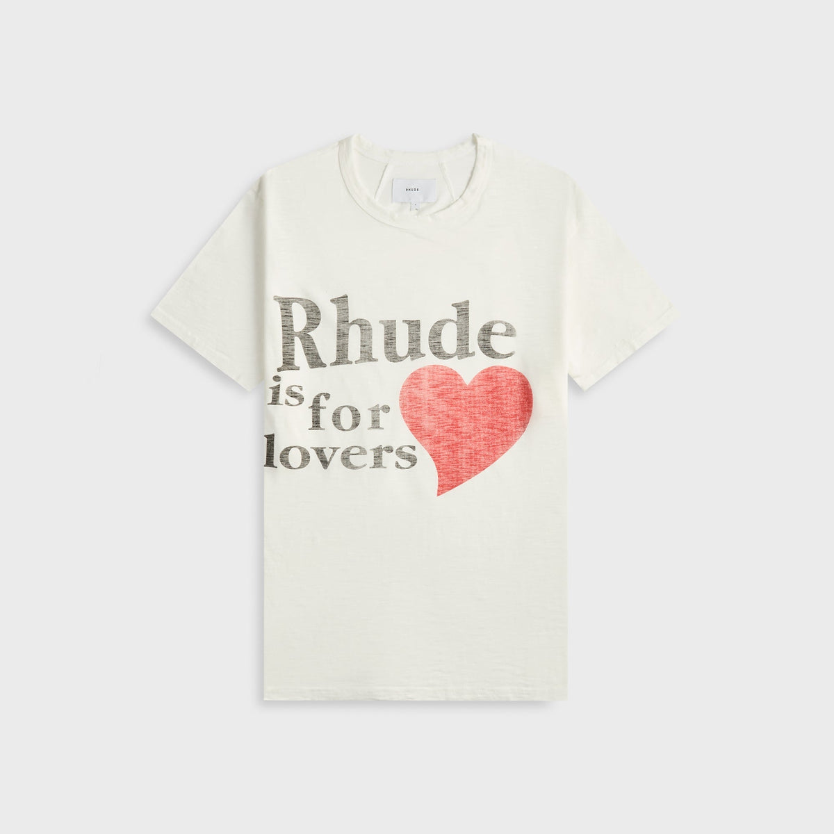 Rhude Lovers Slub Tee - White | Kith White