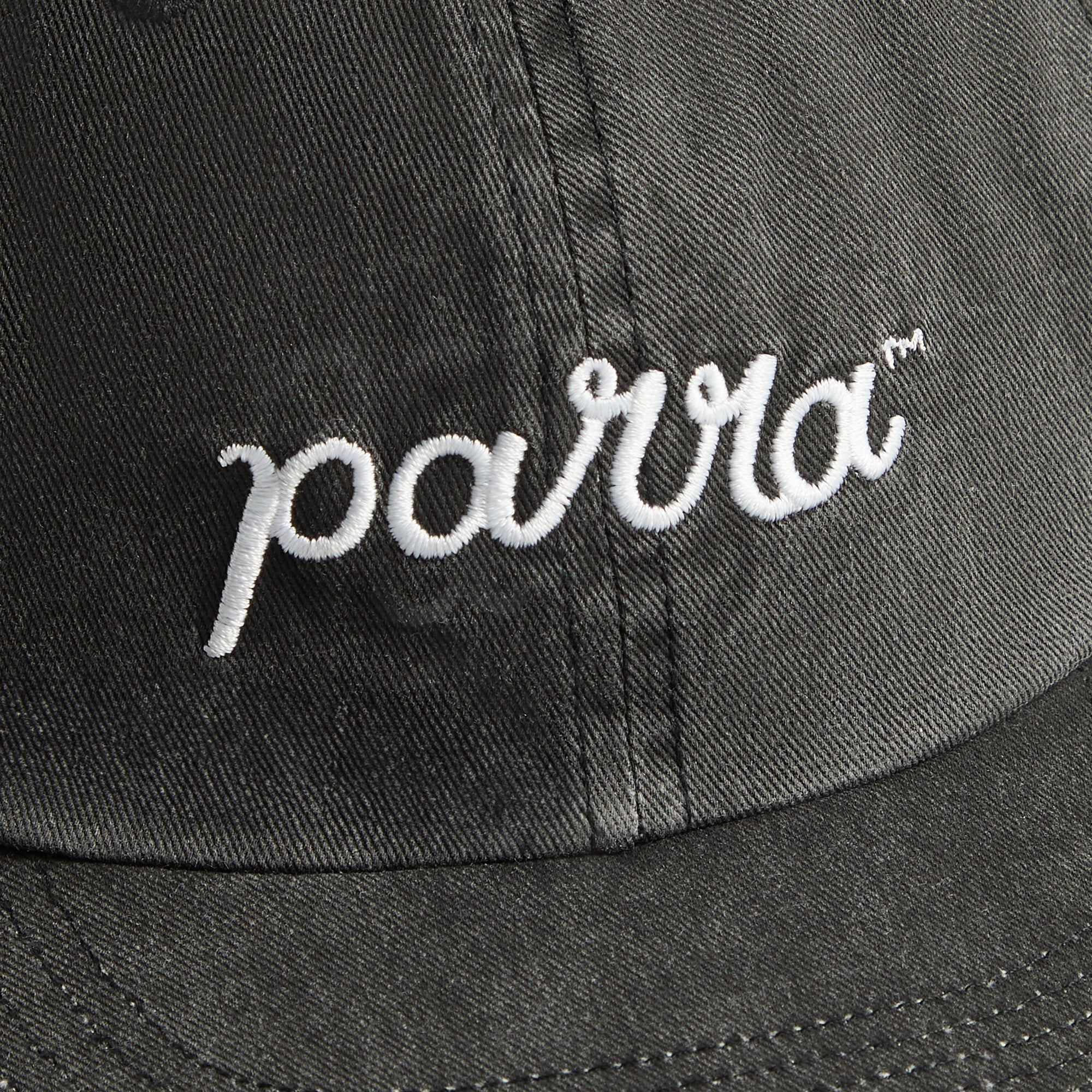 by Parra Scripted 6 Panel Cap - Washed Black | Kith Washed Black