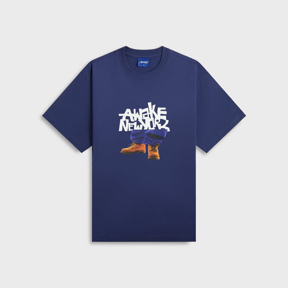 Awake NY Stomper Tee - Navy | Kith Navy