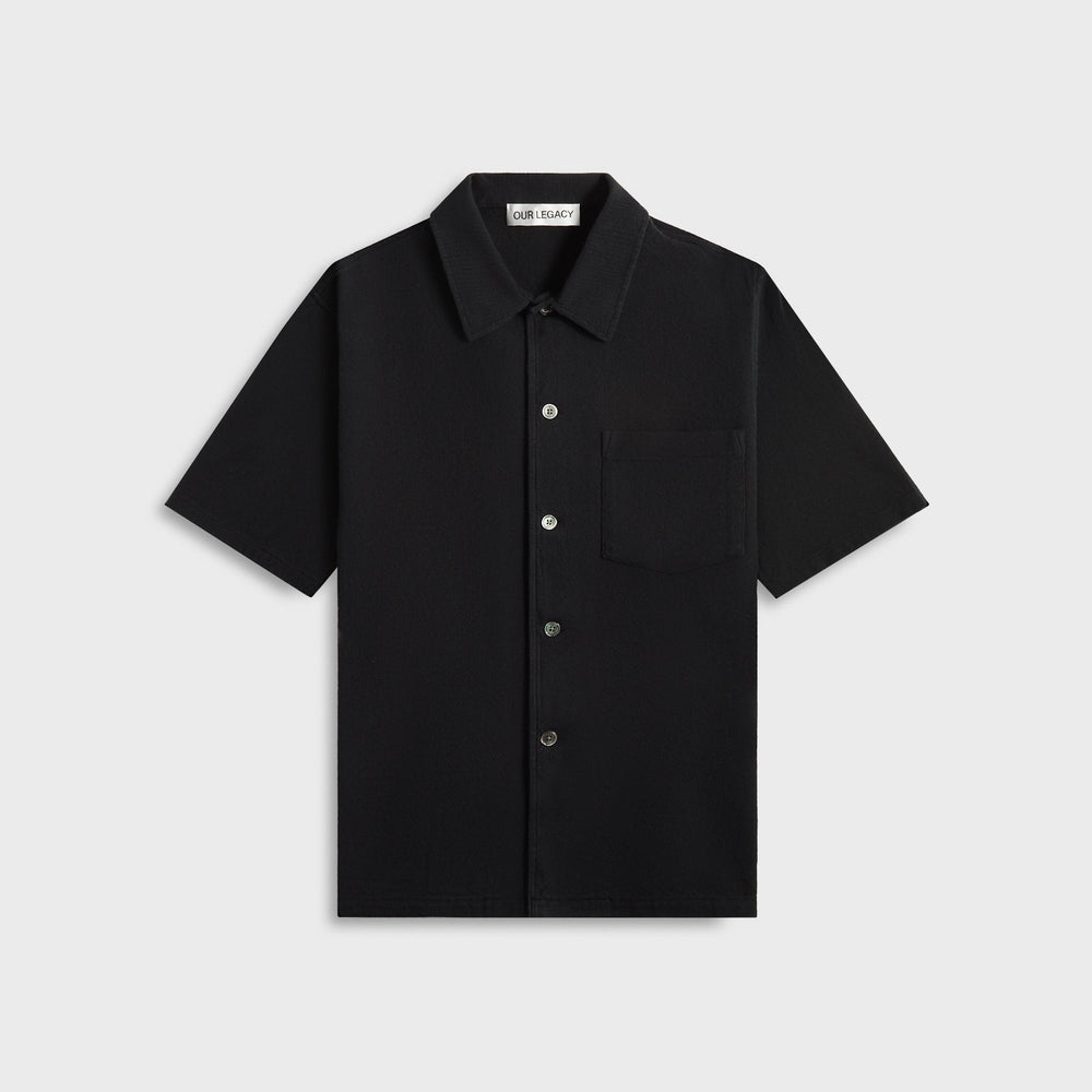 Our Legacy Box Shirt - Black Crochet Weave | Kith Black Crochet Weave
