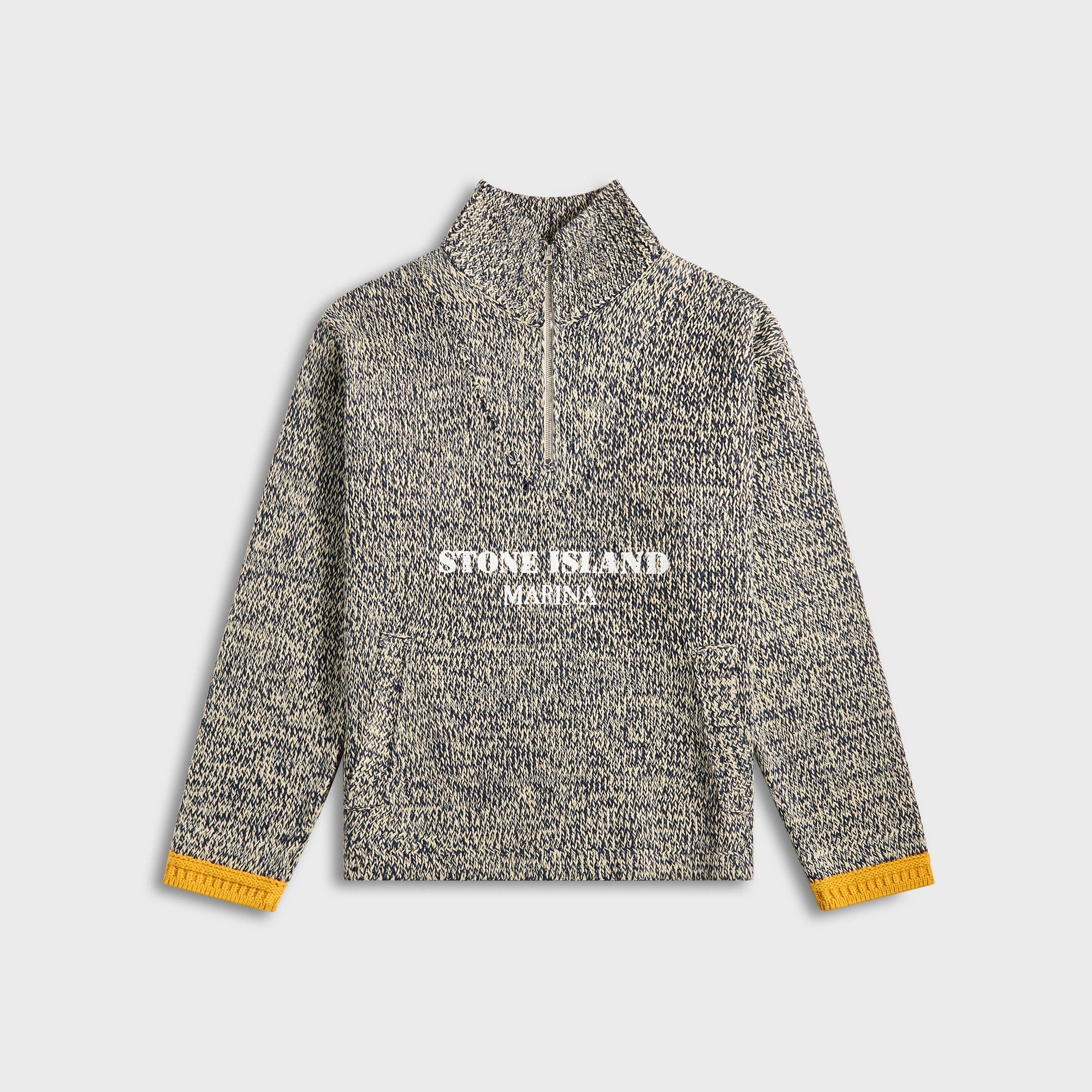Stone Island Cotton Linen Rubberized Effect Marina Polo - Ivory | Kith Ivory