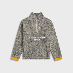 Stone Island Cotton Linen Rubberized Effect Marina Polo - Ivory | Kith Ivory