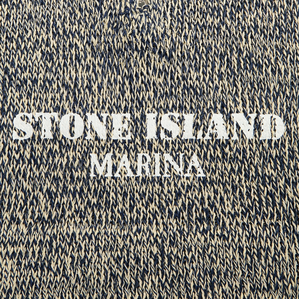 Stone Island Cotton Linen Rubberized Effect Marina Polo - Ivory | Kith Ivory