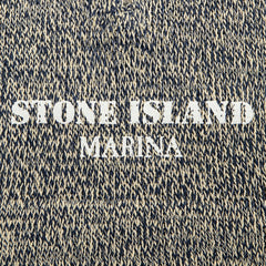 Stone Island Cotton Linen Rubberized Effect Marina Polo - Ivory | Kith Ivory