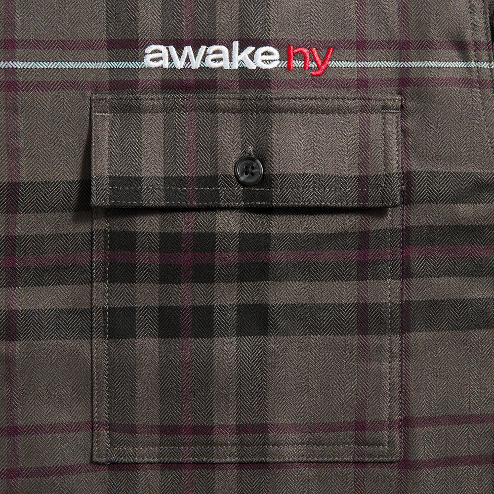 Awake NY Plaid Flannel Shirt - Brown | Kith Brown