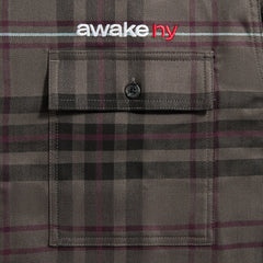Awake NY Plaid Flannel Shirt - Brown | Kith Brown