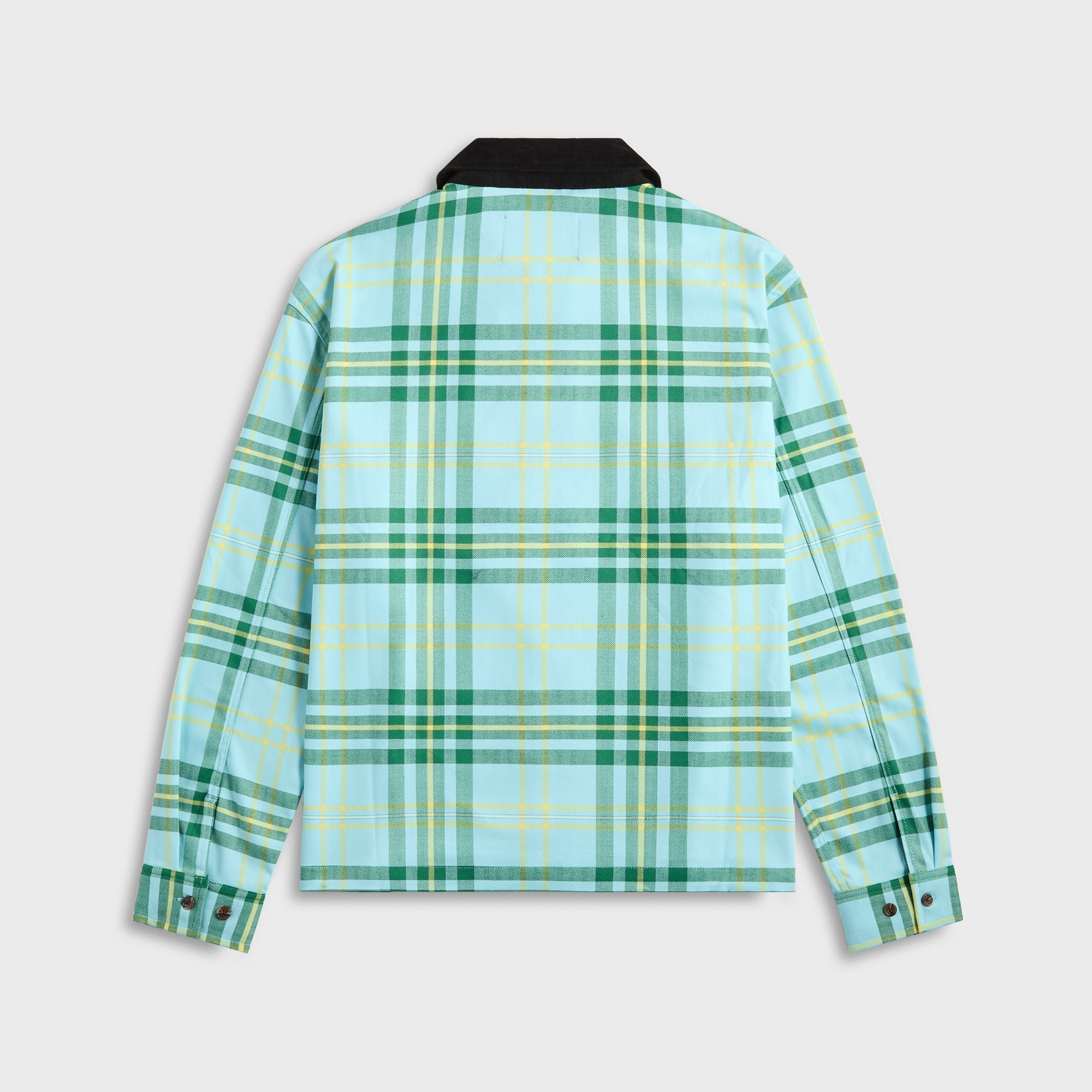 Awake NY Plaid Flannel Shirt - Turquoise | Kith Turquoise