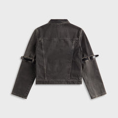 Coperni Hybrid Denim Short Jacket - Black | Kith Black