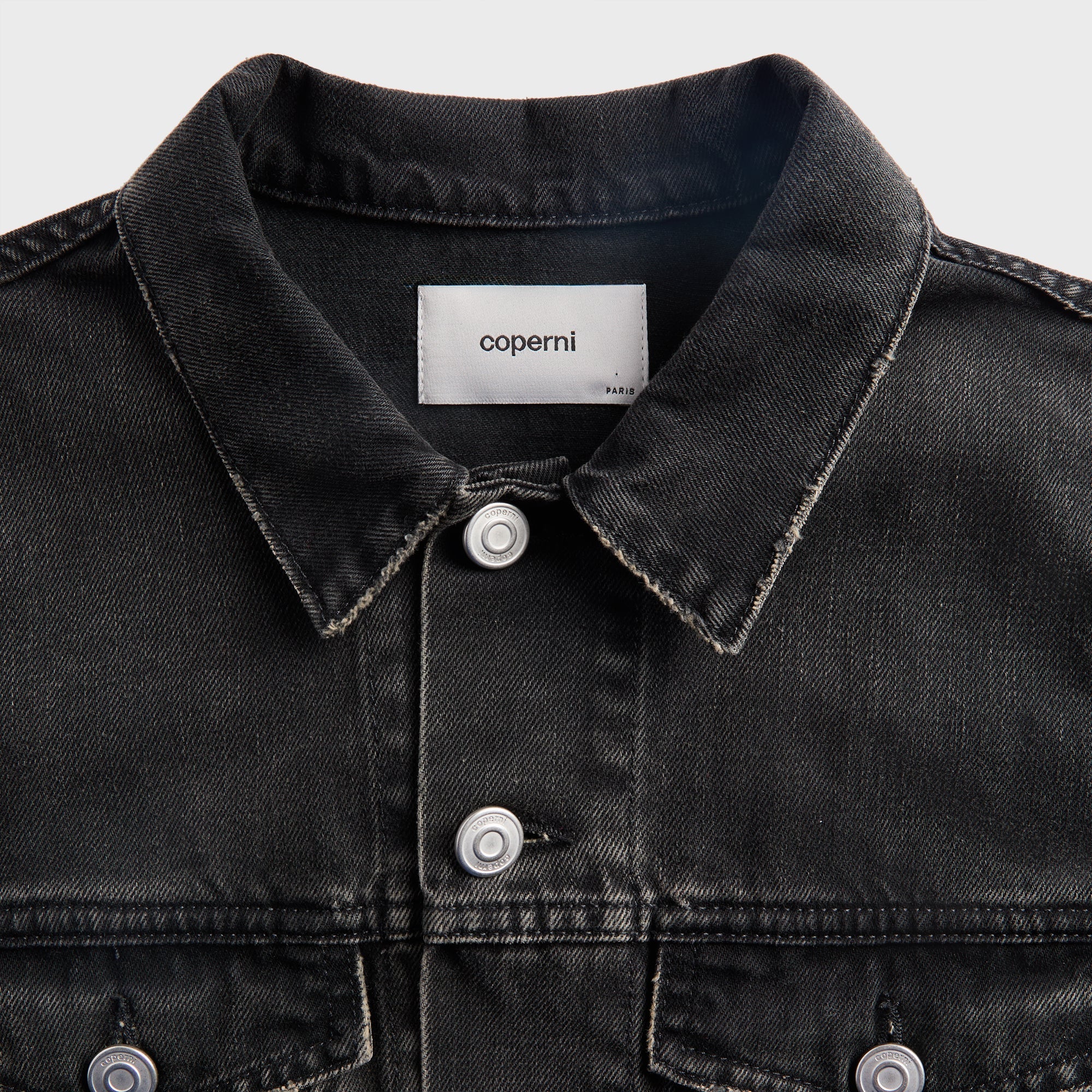 Coperni Hybrid Denim Short Jacket - Black | Kith Black