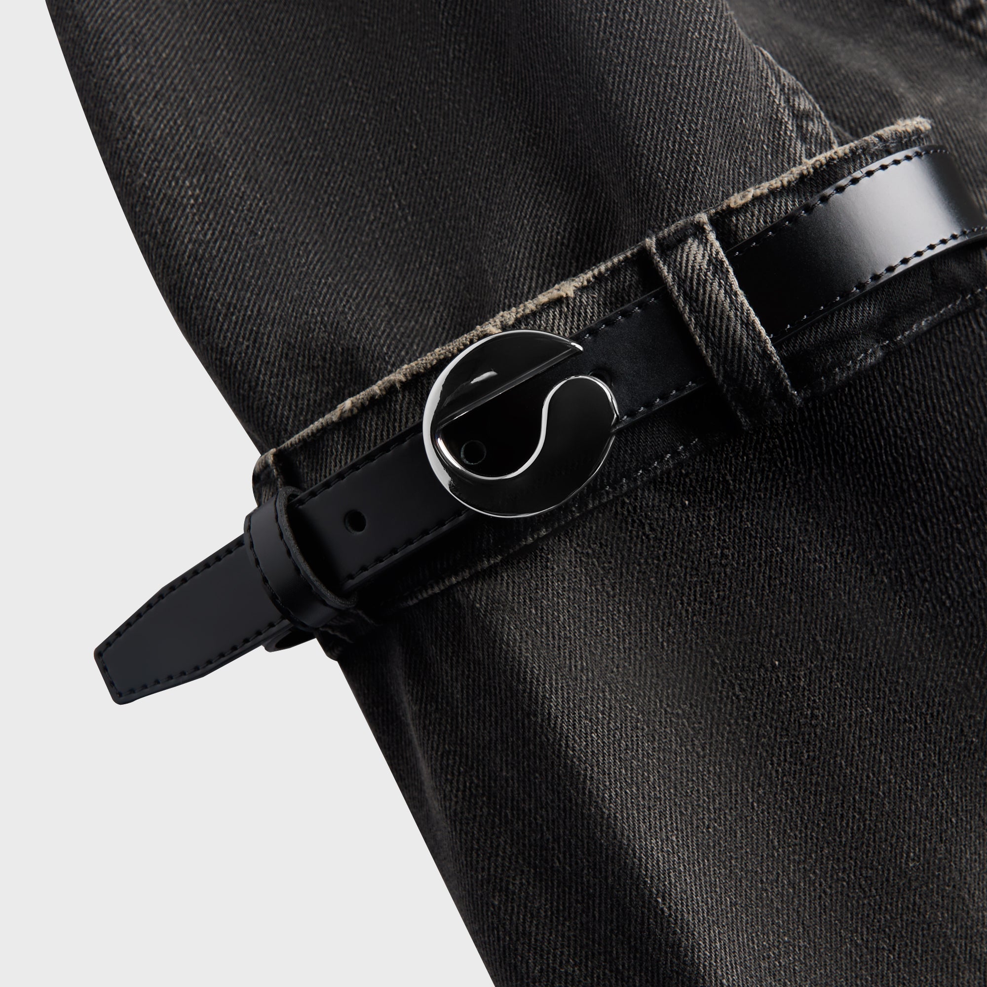 Coperni Hybrid Denim Short Jacket - Black | Kith Black
