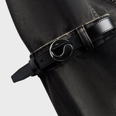Coperni Hybrid Denim Short Jacket - Black | Kith Black