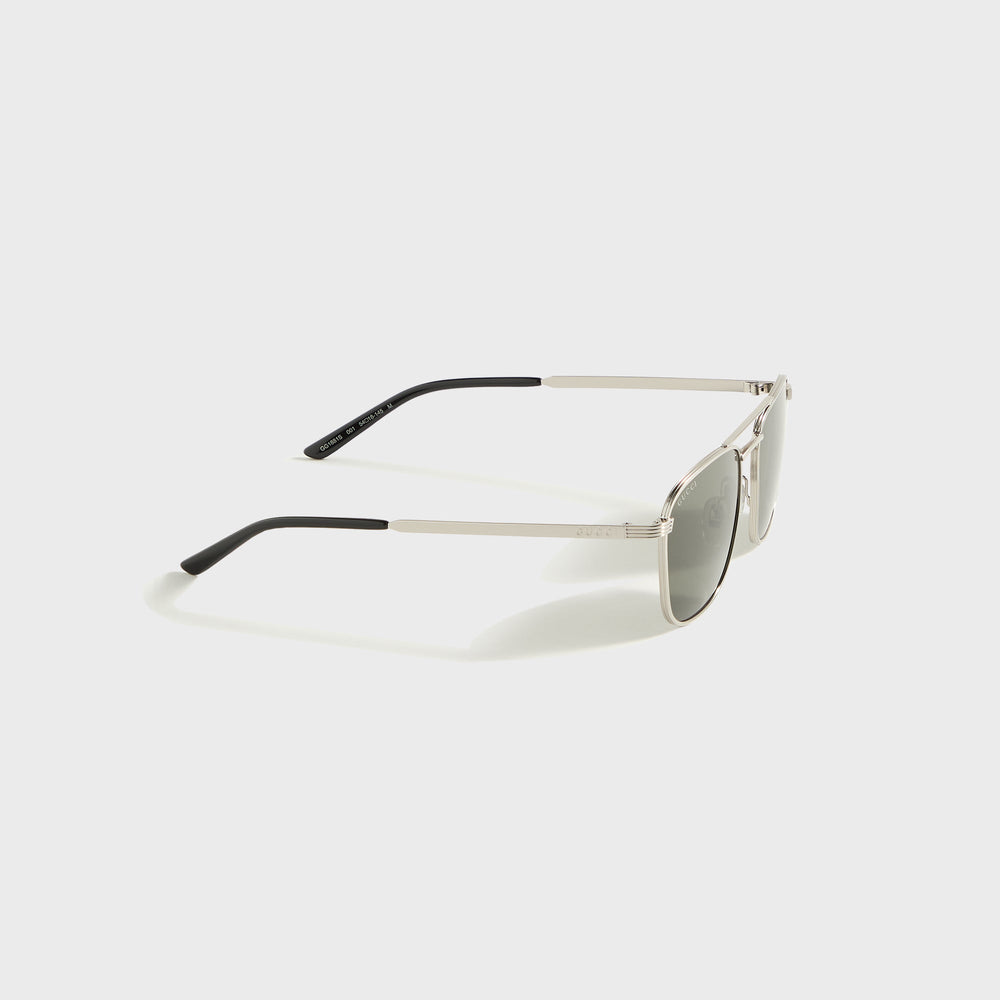 Gucci Square Sunglasses - Silver | Kith Silver