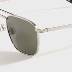 Gucci Square Sunglasses - Silver | Kith Silver