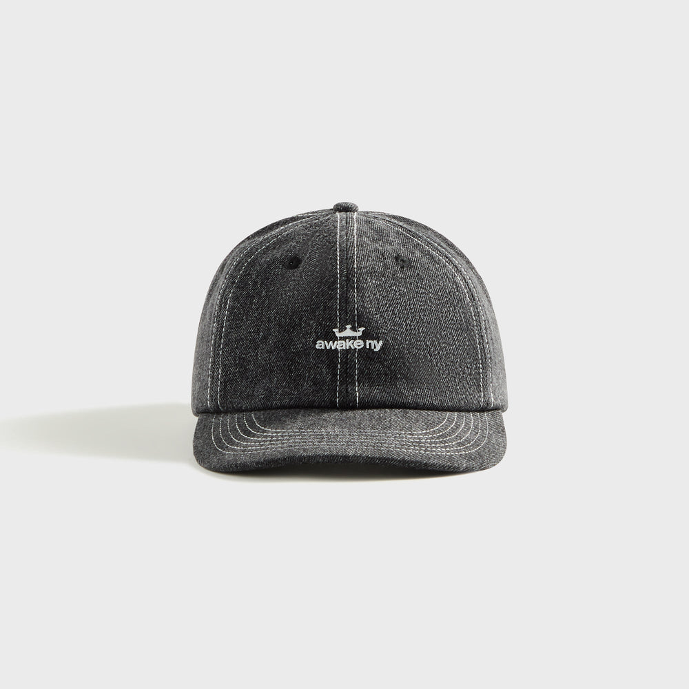 Awake NY Crown Logo Denim Cap - Black | Kith Black