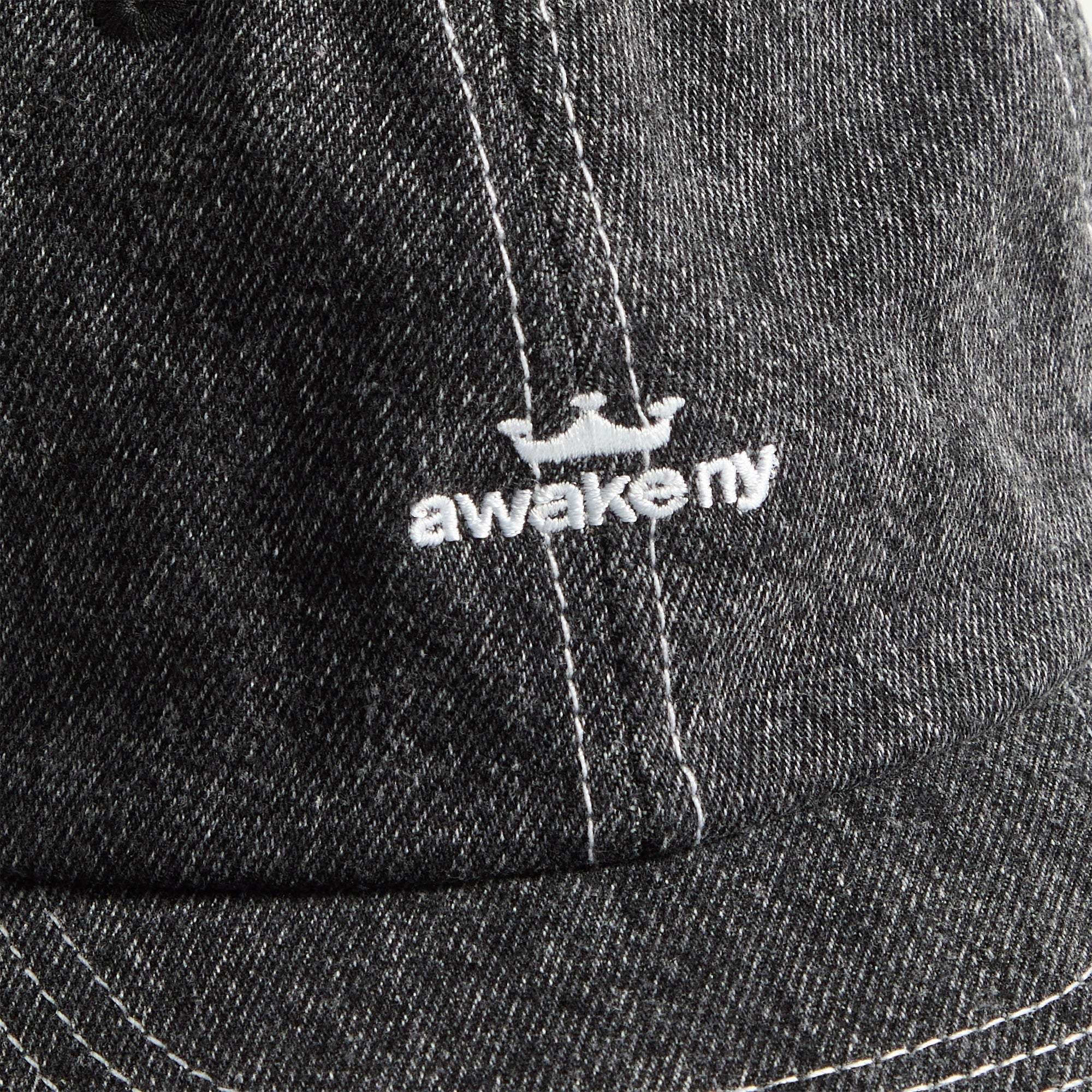 Awake NY Crown Logo Denim Cap - Black | Kith Black