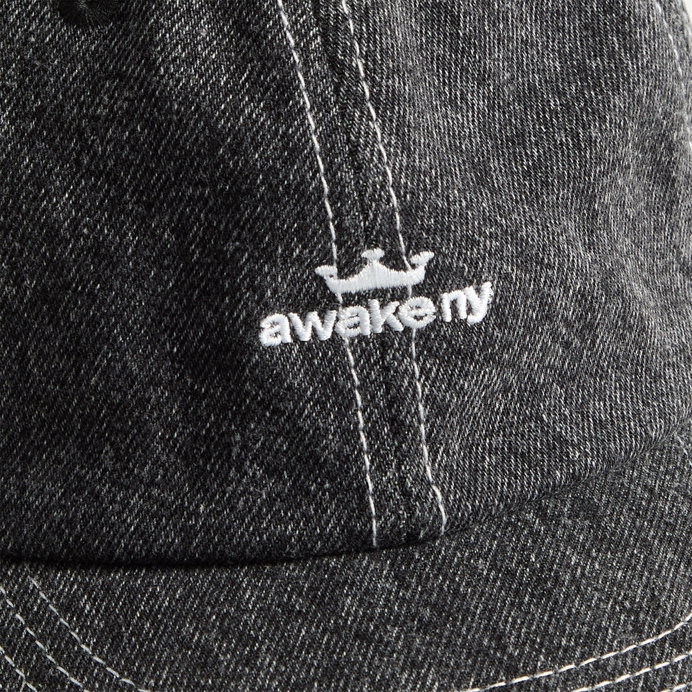 Awake NY Crown Logo Denim Cap - Black | Kith Black