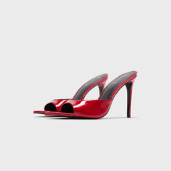 Black Suede Studio Brea Patent Leather Mule - Cherry | Kith Cherry