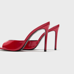 Black Suede Studio Brea Patent Leather Mule - Cherry | Kith Cherry