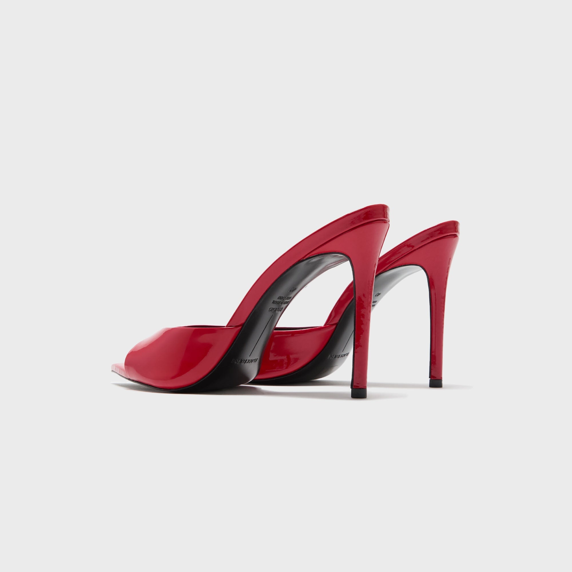 Black Suede Studio Brea Patent Leather Mule - Cherry | Kith Cherry