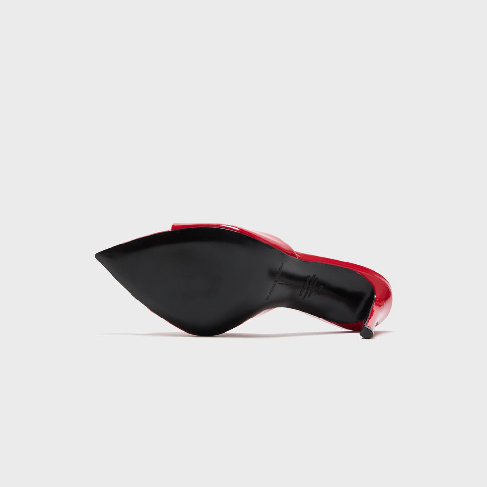 Black Suede Studio Brea Patent Leather Mule - Cherry | Kith Cherry