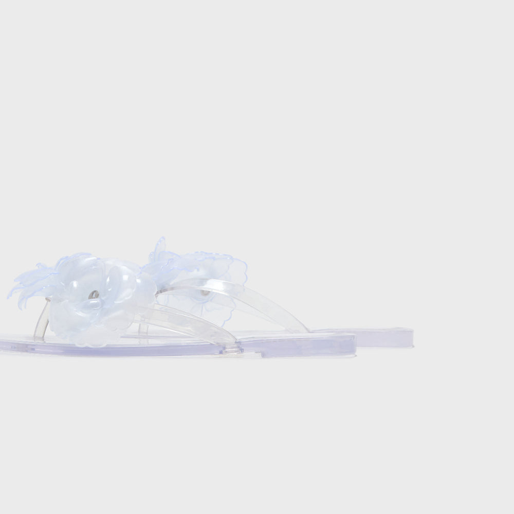 Coperni Silicone Flower Flat Sandals - Clear | Kith Clear