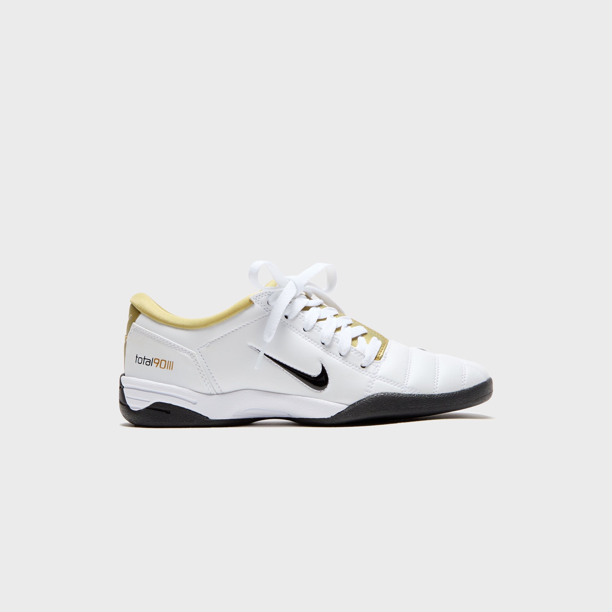 Nike T90 SP - White / Black / Metallic Gold | Kith White / Black / Metallic Gold