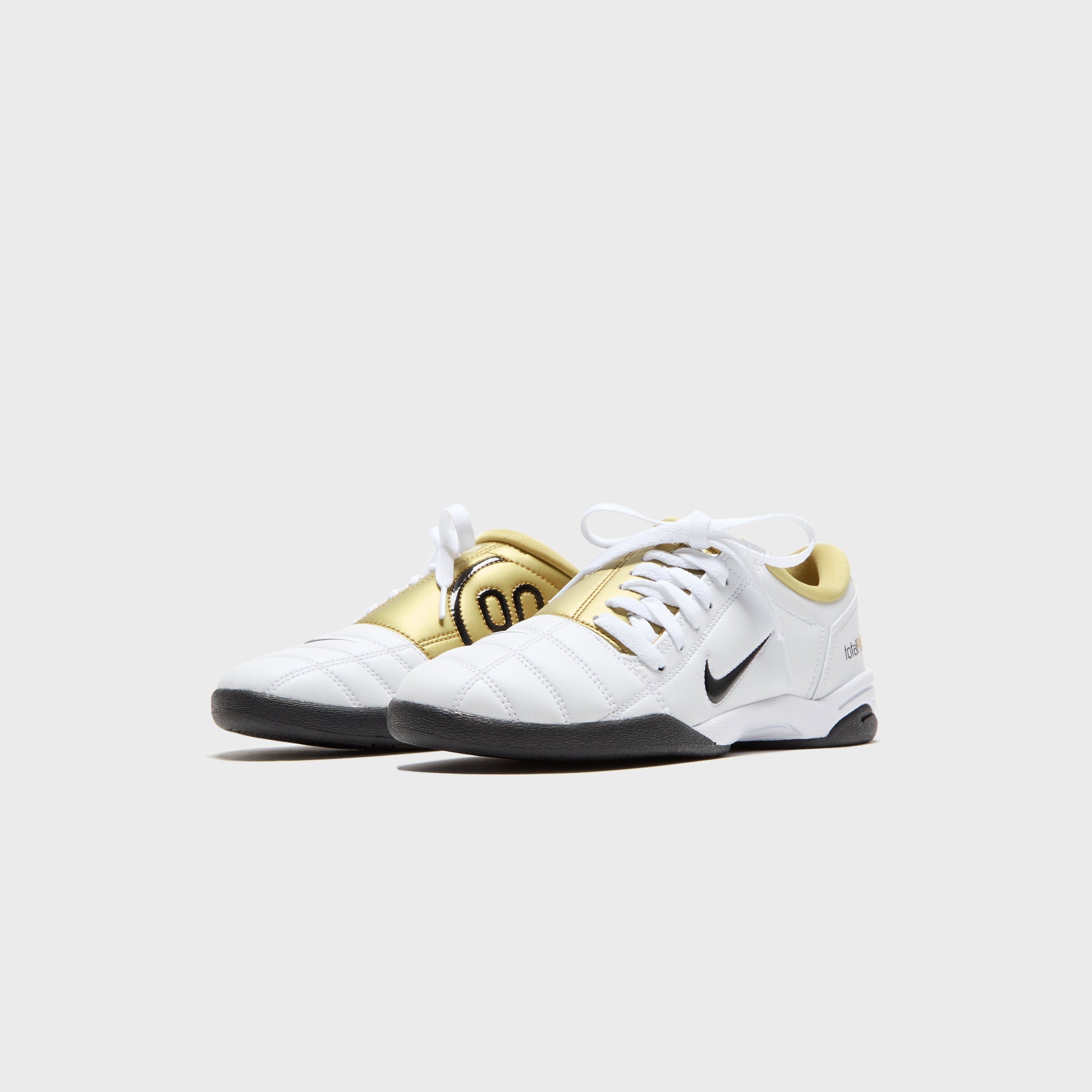 Nike T90 SP - White / Black / Metallic Gold | Kith White / Black / Metallic Gold