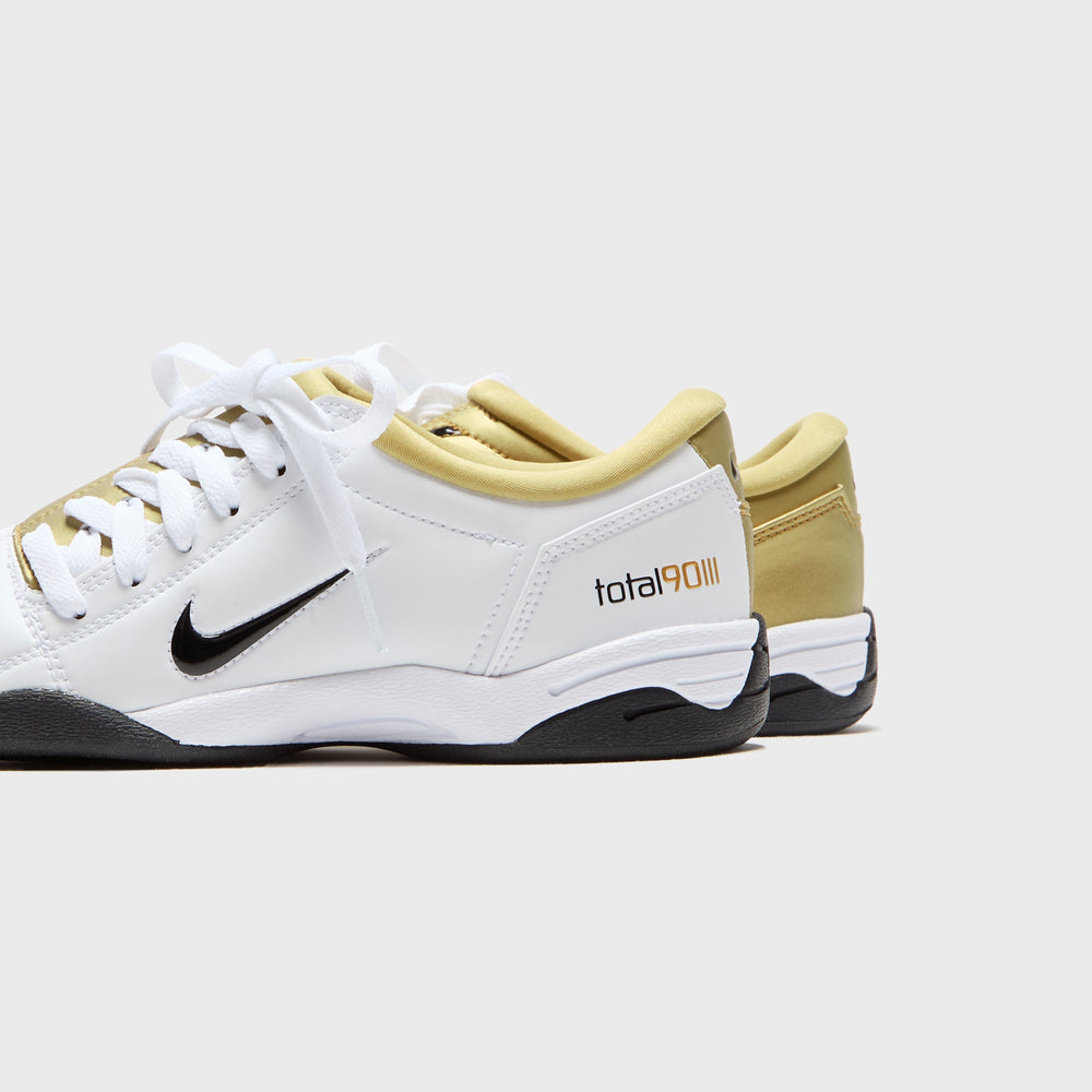 Nike T90 SP - White / Black / Metallic Gold | Kith White / Black / Metallic Gold