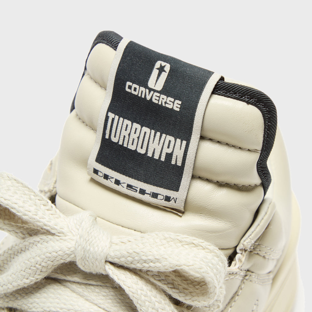 Rick Owens x Converse DRKSHDW Turbowpn Ox - Pelican / Black / Cloud Cr | Kith Pelican / Black / Cloud Cream
