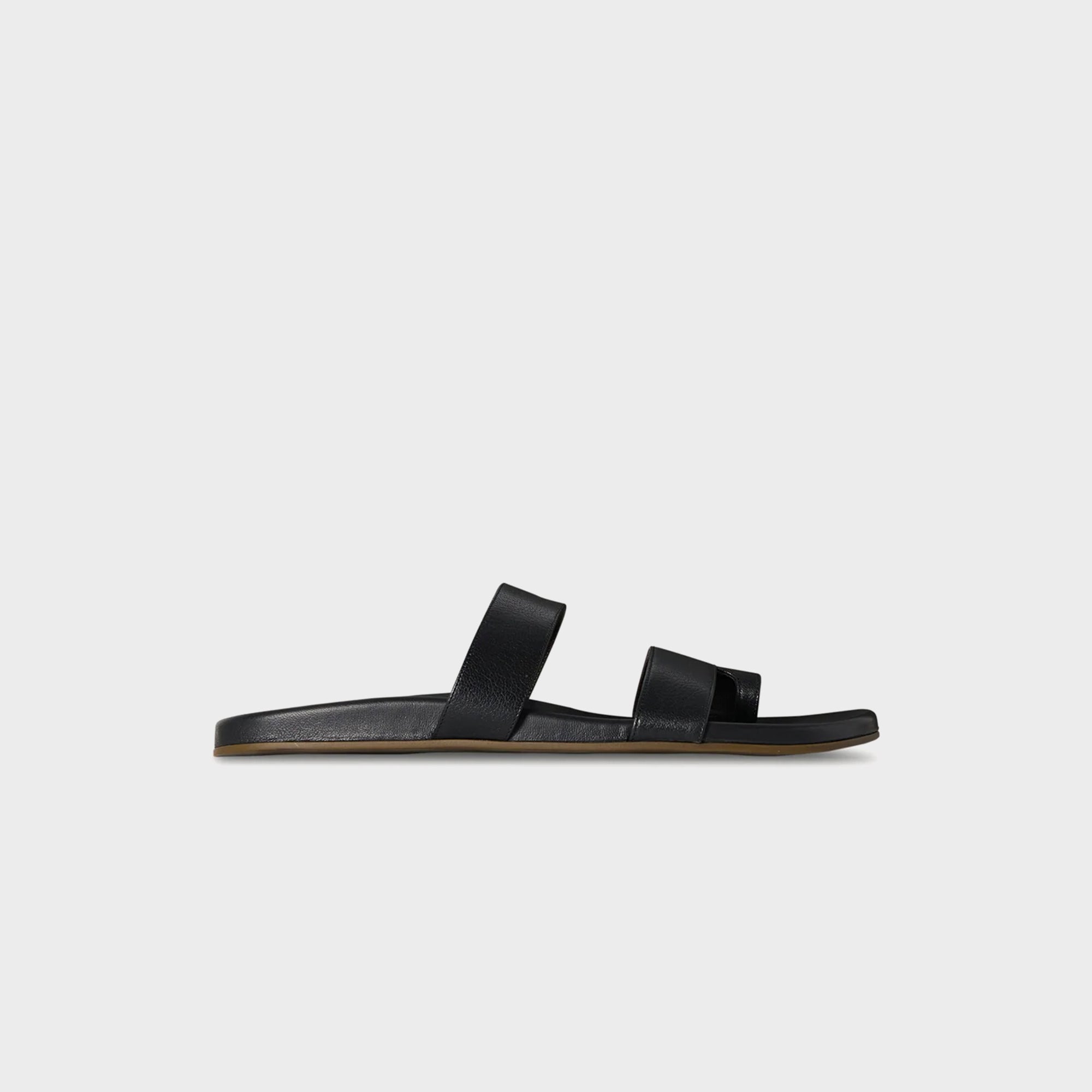 The Row Hugh Sandal Grainy Calfskin - Black | Kith Black