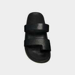 The Row Hugh Sandal Grainy Calfskin - Black | Kith Black