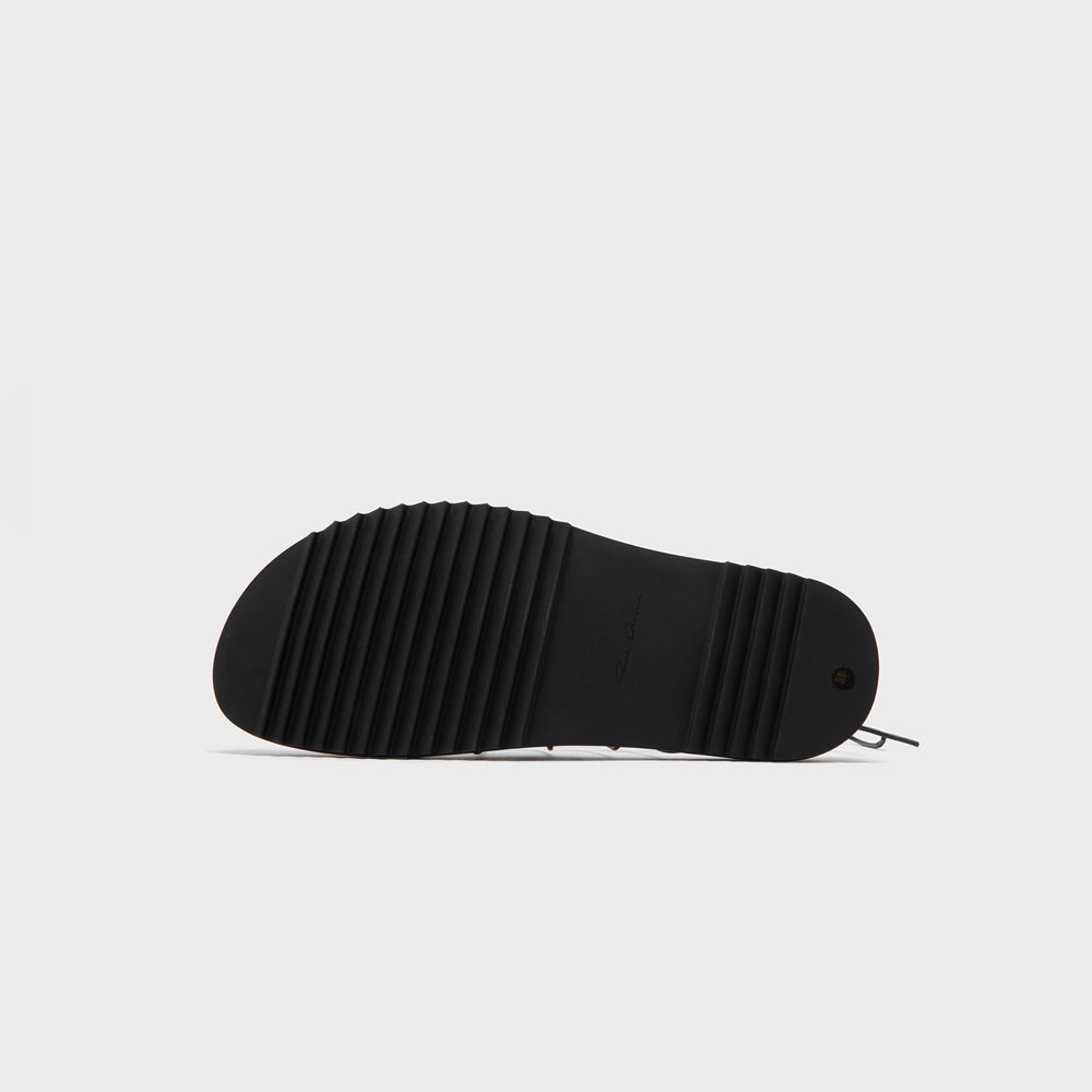 Rick Owens Web Granola Sandali - Pelle Black | Kith Pelle Black