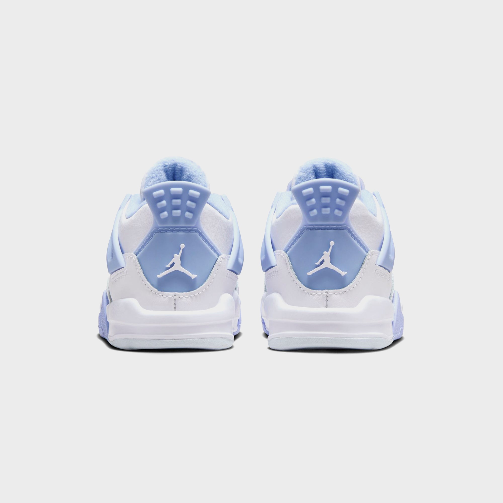 Jordan TD Air Jordan 4 Retro - White / Aluminum / Blue Tint / Oil Gree | Kith White / Aluminum / Blue Tint / Oil Green