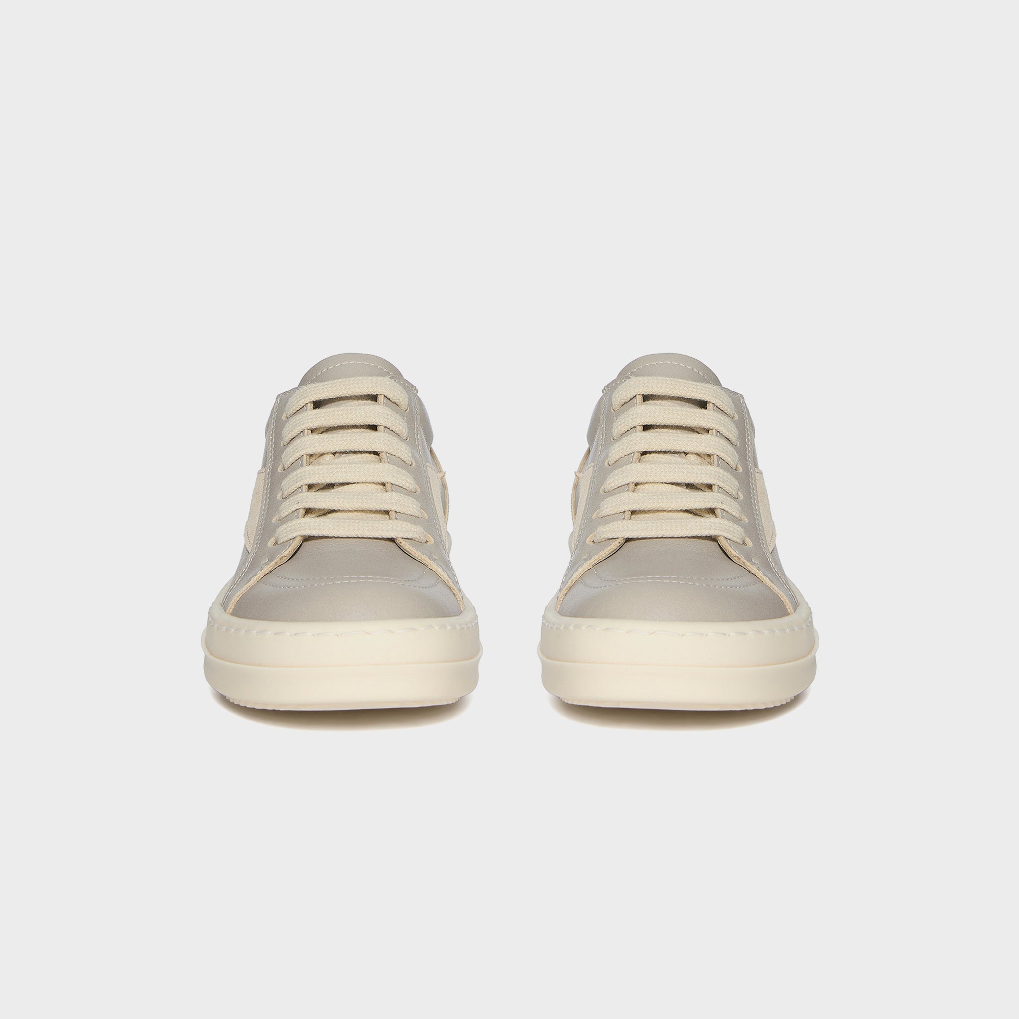 Rick Owens Kids Vintage Sneakers Scarpe in Pelle - Dinge / Milk / Milk | Kith Dinge / Milk / Milk