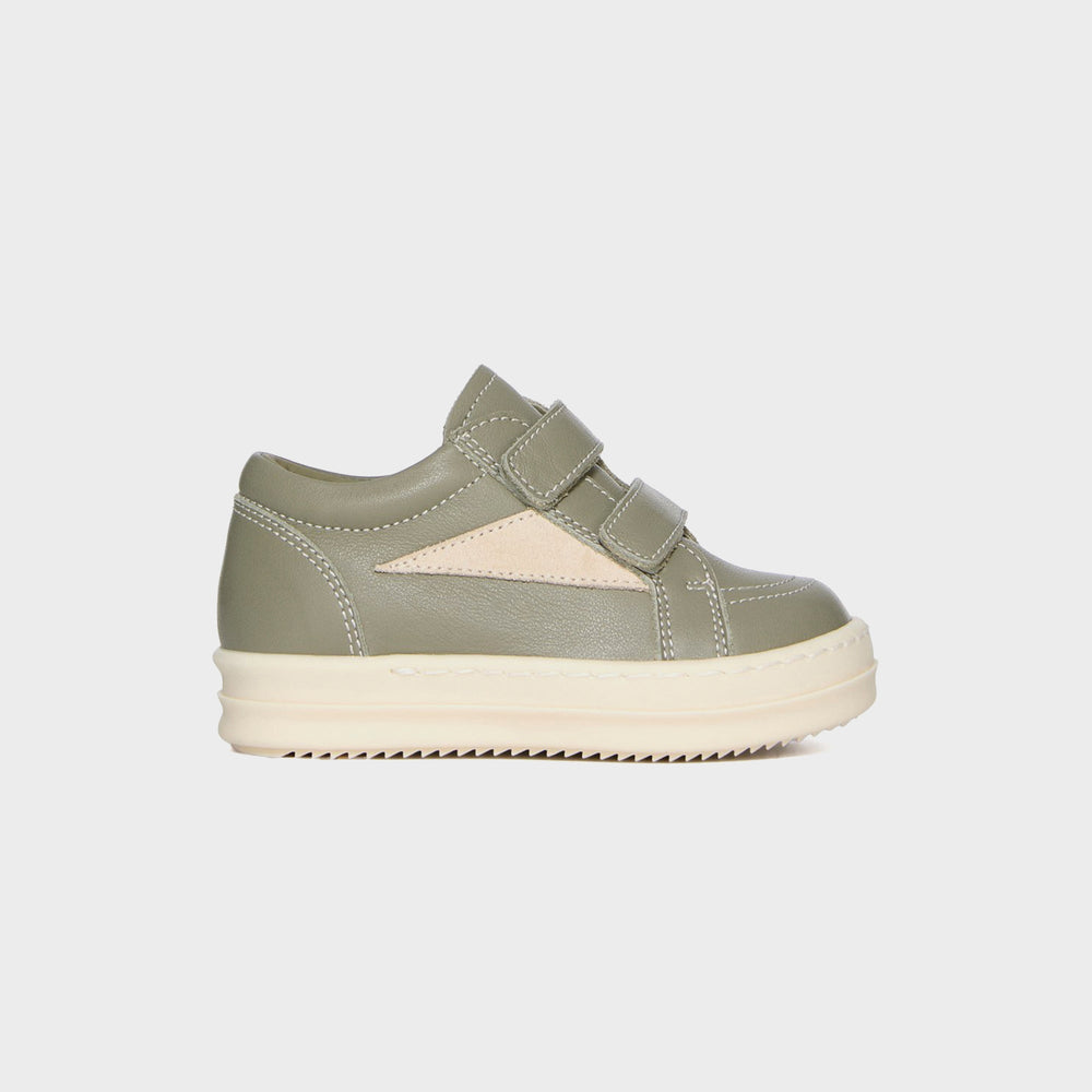 Rick Owens Baby Vintage Sneakers Scarpe in Pelle - Dinge / Milk / Milk | Kith Dinge / Milk / Milk