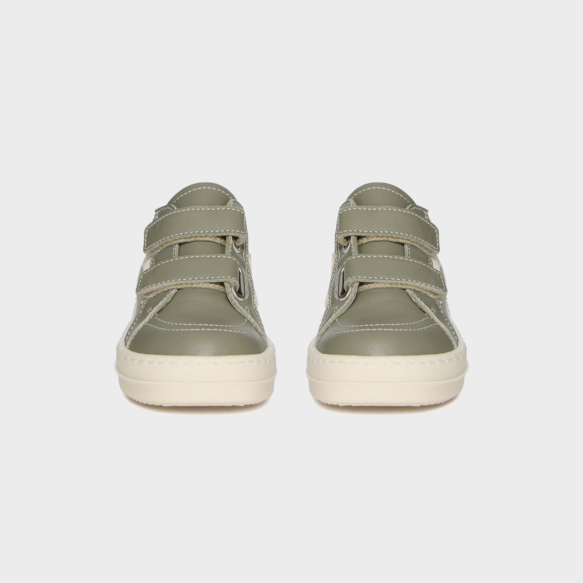 Rick Owens Baby Vintage Sneakers Scarpe in Pelle - Dinge / Milk / Milk | Kith Dinge / Milk / Milk