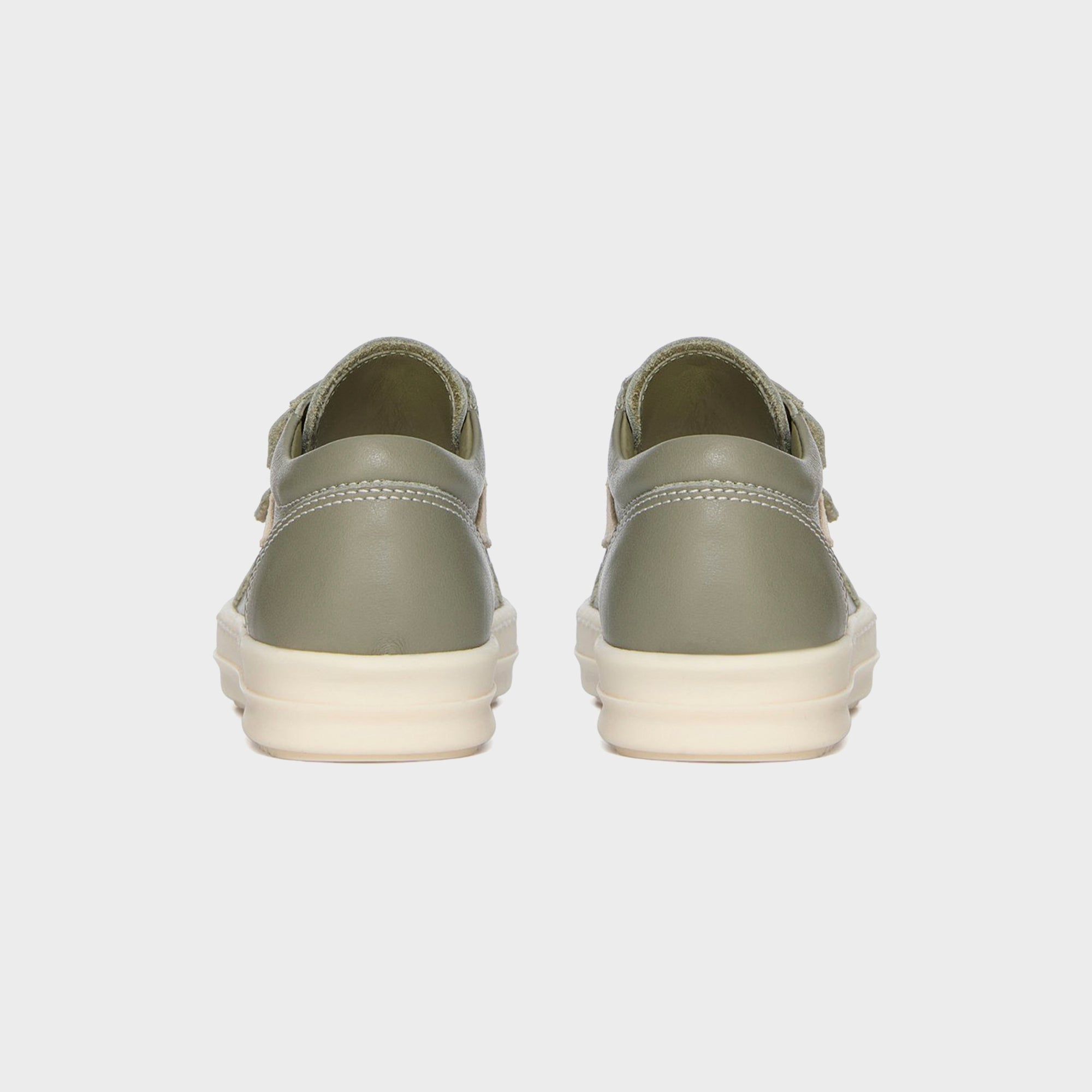 Rick Owens Baby Vintage Sneakers Scarpe in Pelle - Dinge / Milk / Milk | Kith Dinge / Milk / Milk